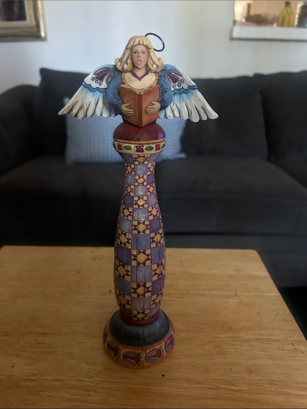 Jim Shore Heartwood Creek "Celebrate with Harmony" angel figurine